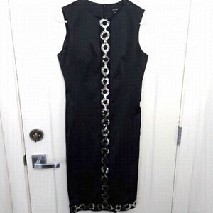 JACOB Sleeveless Dress with Sequins Size 3/4